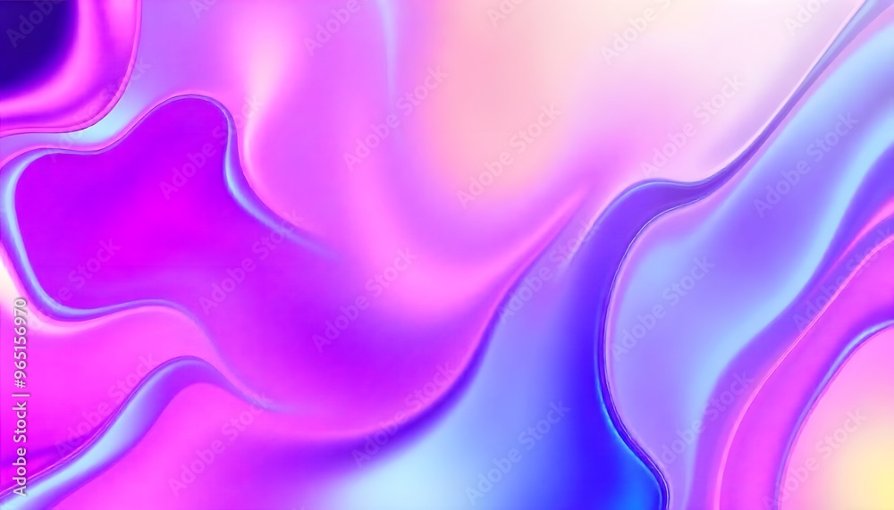 Obraz premium Colourful computer wallpaper Fluid Abstract hologram gradient background 