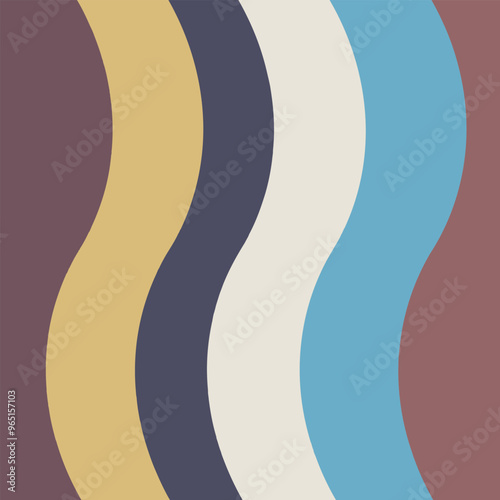 Abstract background from colored shaped lines