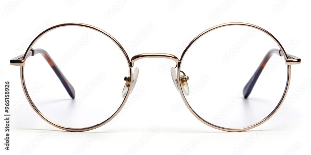 Classic round eyeglasses feature a single large circular lens and a delicate wire frame, perfect for adding vintage Classic round eyeglasses feature a single large circular lens and a delicate wire frame, perfect for adding vintage