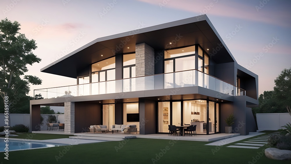 Sleek and Modern House Model Design for Premium Real Estate Ventures | A Cutting-Edge Concept Combining Minimalist Aesthetics, Smart Technology, and Sustainable Living Sleek and Modern House Model Design for Premium Real Estate Ventures | A Cutting-Edge Concept Combining Minimalist Aesthetics, Smart Technology, and Sustainable Living