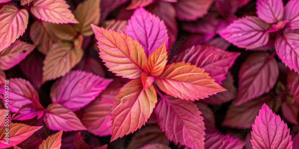 Crimson Foliage with Rosy Edges and Subtle Pink Blooms in June Crimson Foliage with Rosy Edges and Subtle Pink Blooms in June