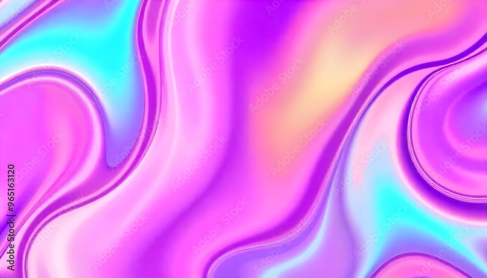 Naklejka premium Fluid colors Abstract hologram gradient background suitable for computer wallpaper