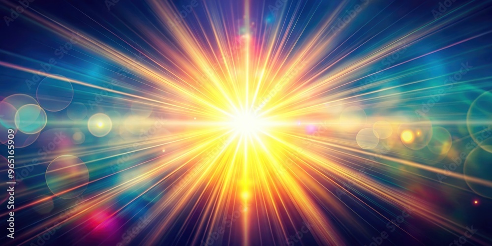 Realistic lens flare and light leaks from strong sun backlight creating a dynamic and vibrant image , lens flare, light leaks Realistic lens flare and light leaks from strong sun backlight creating a dynamic and vibrant image , lens flare, light leaks