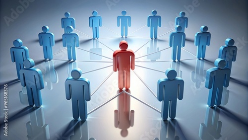 Center figure in faction and connections within the group, faction, leader, connections, networking, community
