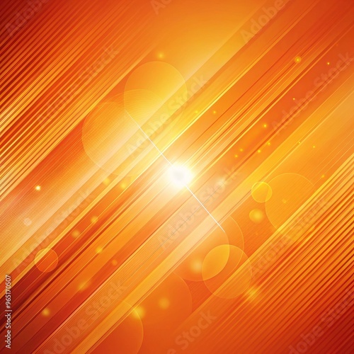 Abstract Orange Stripes wit...