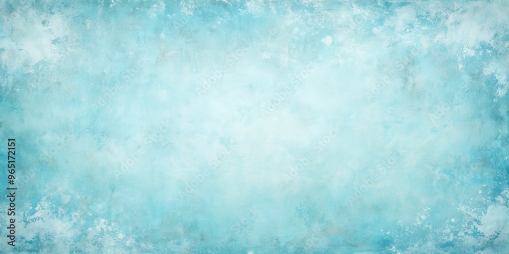 Fototapeta premium Abstract Watercolour Texture, Blue, Background , Sky , Painting