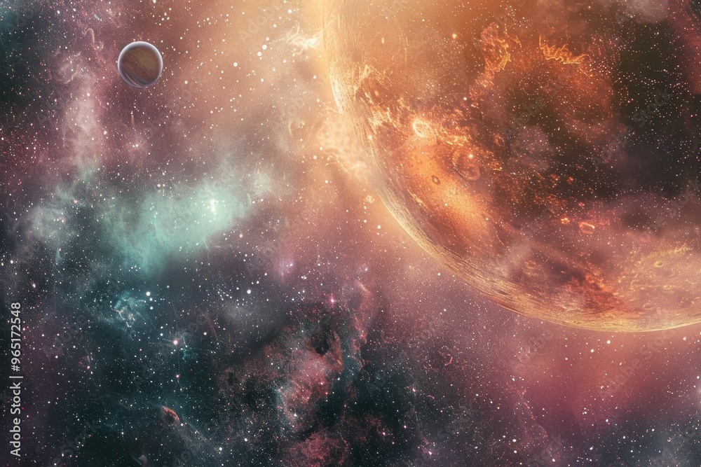 Obraz premium Beautiful Outer Space View