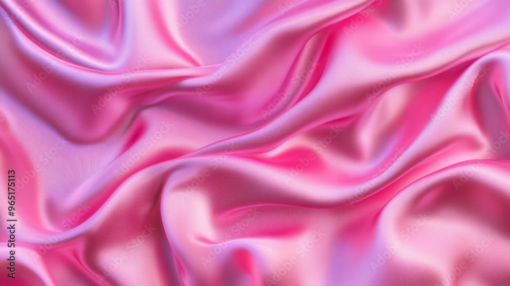 Pink satin fabric background Pink satin fabric background