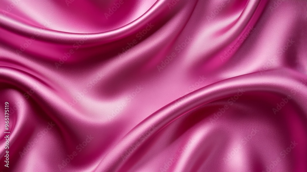 Obraz premium Pink satin fabric background