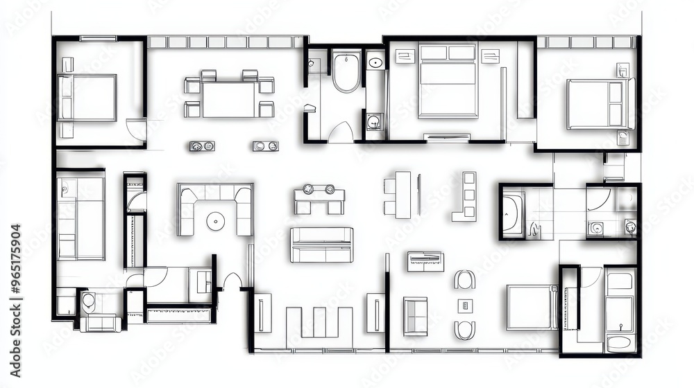 Contemporary Minimalist Hotel Floor Plans and Room Layouts: Architectural Design Inspiration Contemporary Minimalist Hotel Floor Plans and Room Layouts: Architectural Design Inspiration