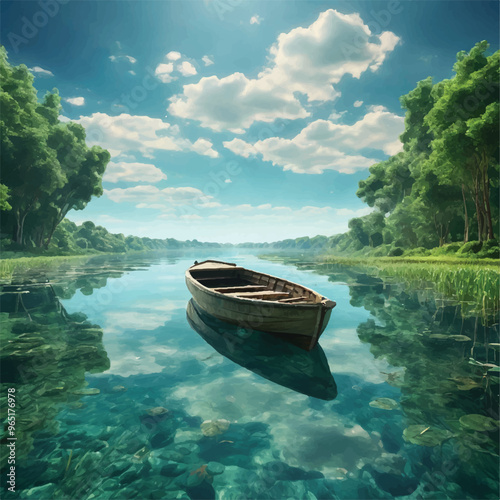 Boat and river