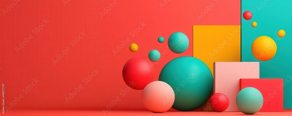 Colorful geometric shapes in vibrant tones create a playful and modern backdrop for creative designs and artistic projects. Colorful geometric shapes in vibrant tones create a playful and modern backdrop for creative designs and artistic projects.