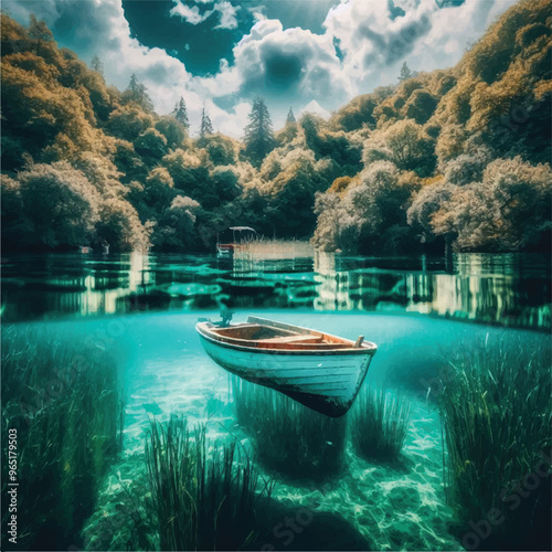 Boat and river