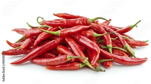 Pile of red Chili Peppers