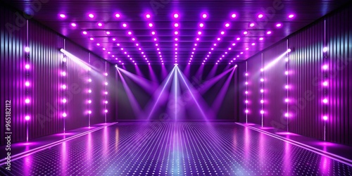 Purple Neon Stage with Spot...