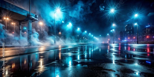 Street Lights Reflecting on...