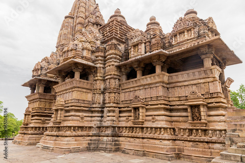 Mahadev Mandir in khajuraho the group of monuments of hindu and jain temples in chhatarpur district, madhya pradesh, India.Unesco world heritage site.