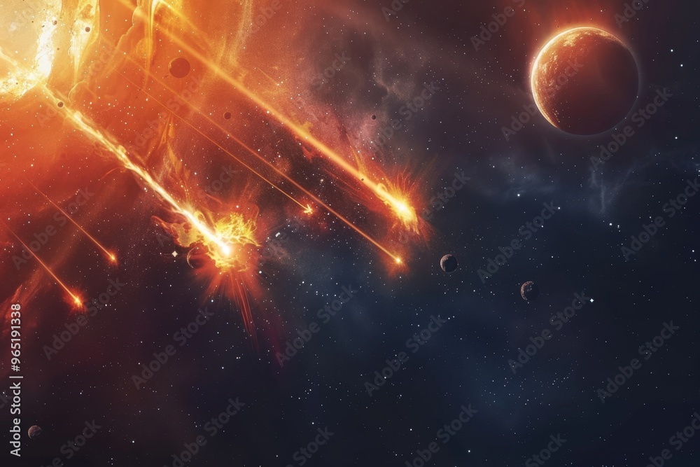 Obraz premium Beautiful Outer Space View