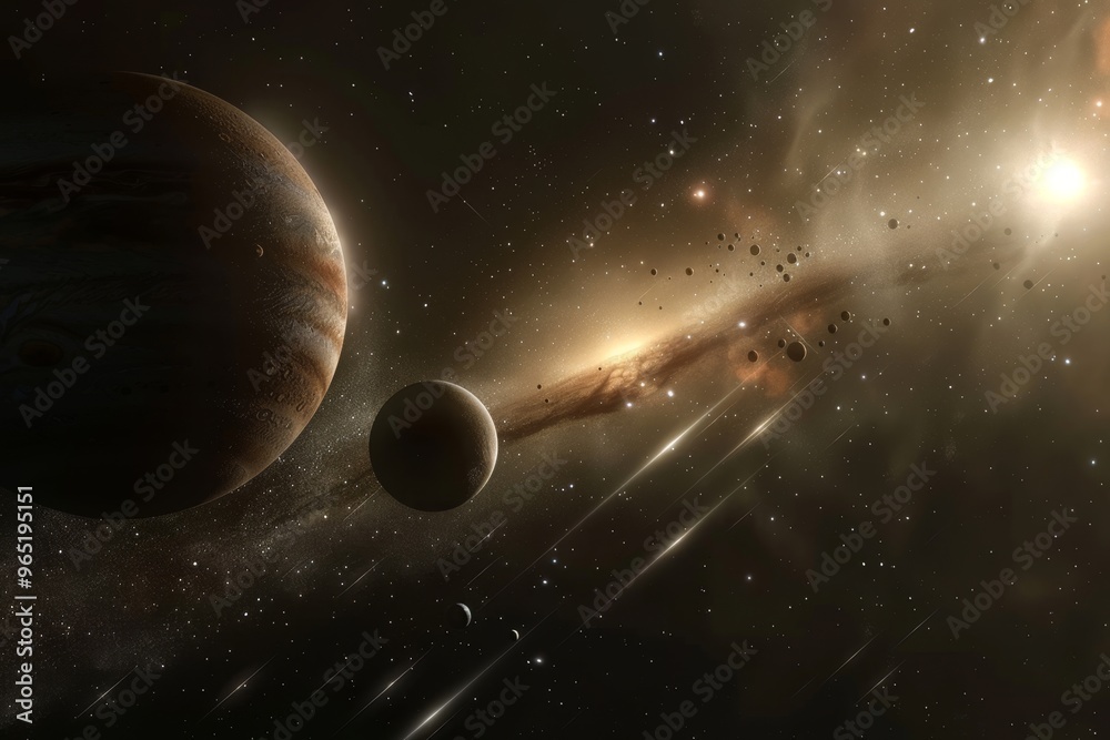 Obraz premium Beautiful Outer Space View