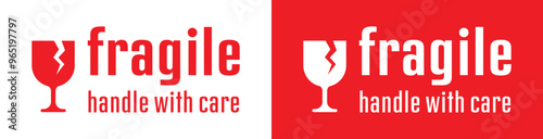 fragile handle with care icon