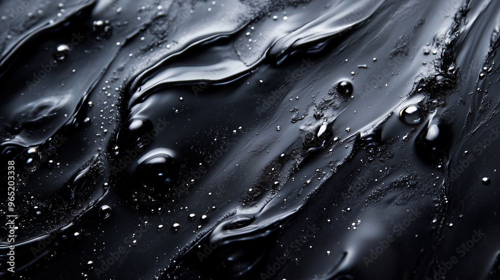 Dark abstract background. Flow of black paint with bubbles and lumps. Black liquid, abstract 3D background. AI generative
Dark abstract background. Flow of black paint with bubbles and lumps. Black liquid, abstract 3D background. AI generative