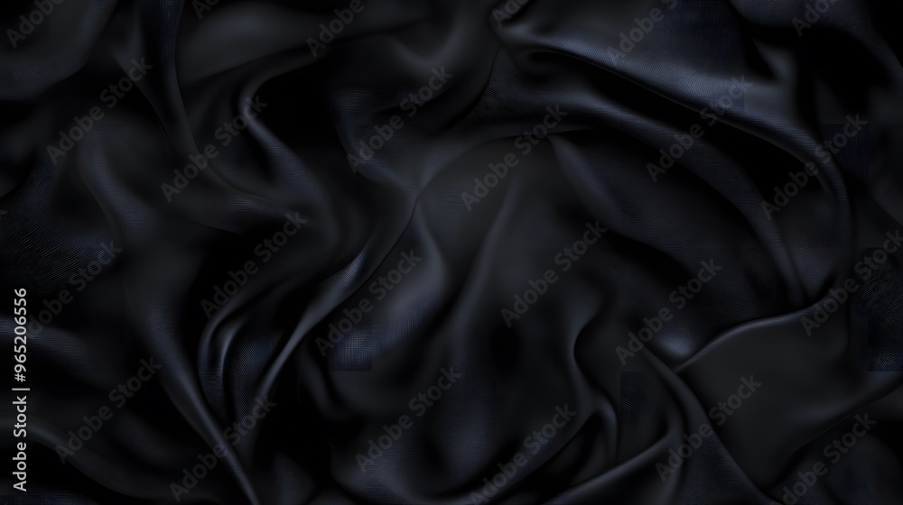 Abstract Black Draped Fabric Background Texture Abstract Black Draped Fabric Background Texture