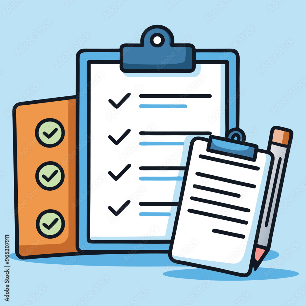 clipboard with checklist icon vector illustration clipboard with checklist icon vector illustration