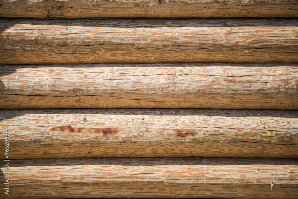 A wooden wall with a grainy texture A wooden wall with a grainy texture