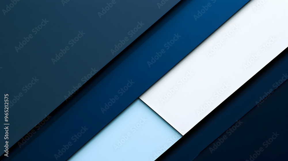 Abstract background with blue and white geometric shapes. Abstract background with blue and white geometric shapes.