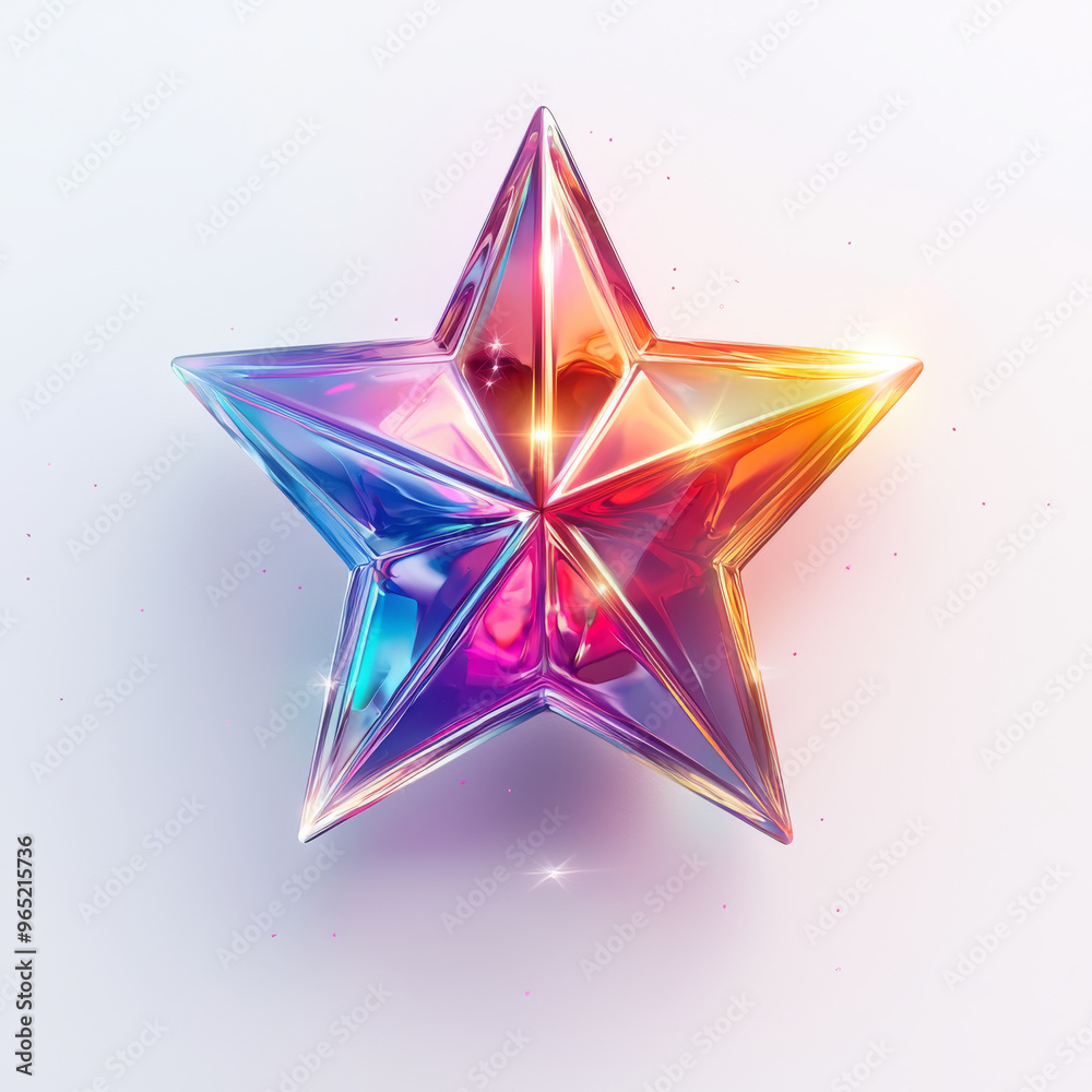 3D laser style promotion element stars 3D laser style promotion element stars