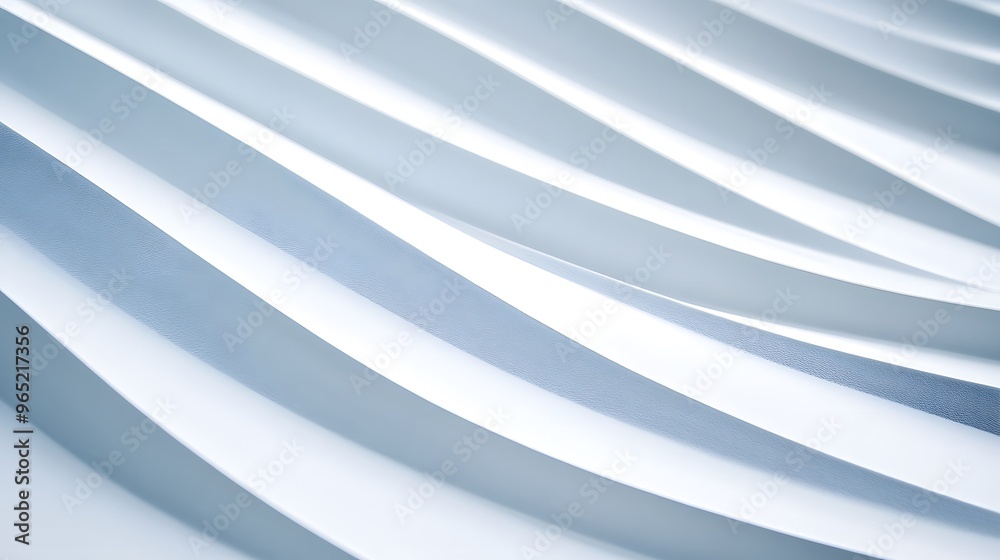 Obraz premium Abstract White Curved Lines Background