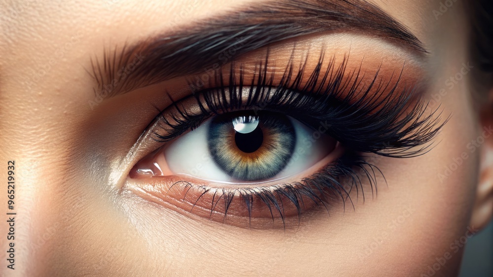 Voluminous lashes curl around the eye, amplifying its shape and drawing attention to the stunning natural beauty of Voluminous lashes curl around the eye, amplifying its shape and drawing attention to the stunning natural beauty of