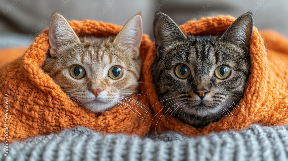 A dog and cat in matching ghost costumes, looking playful and festive, isolated on a white background A dog and cat in matching ghost costumes, looking playful and festive, isolated on a white background