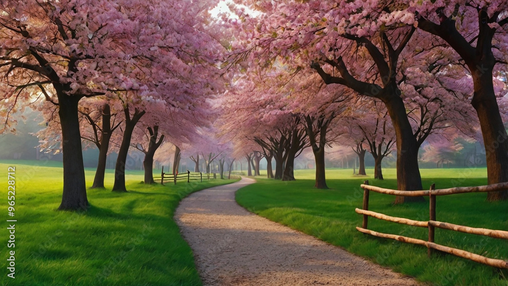 Naklejka premium beautiful natural scenery background