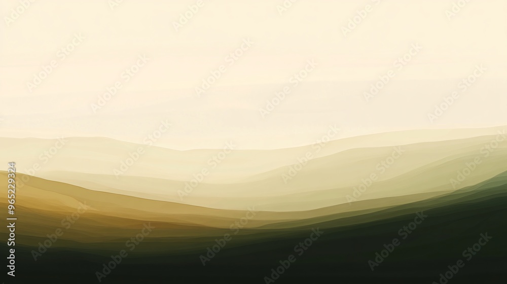 Fototapeta premium Muted earthy tones of brown, beige, and olive green blend gently, creating a minimalist background that evokes natural simplicity