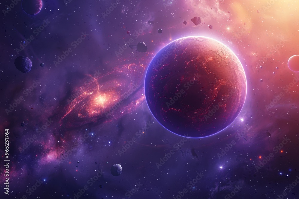 Obraz premium Beautiful Outer Space View