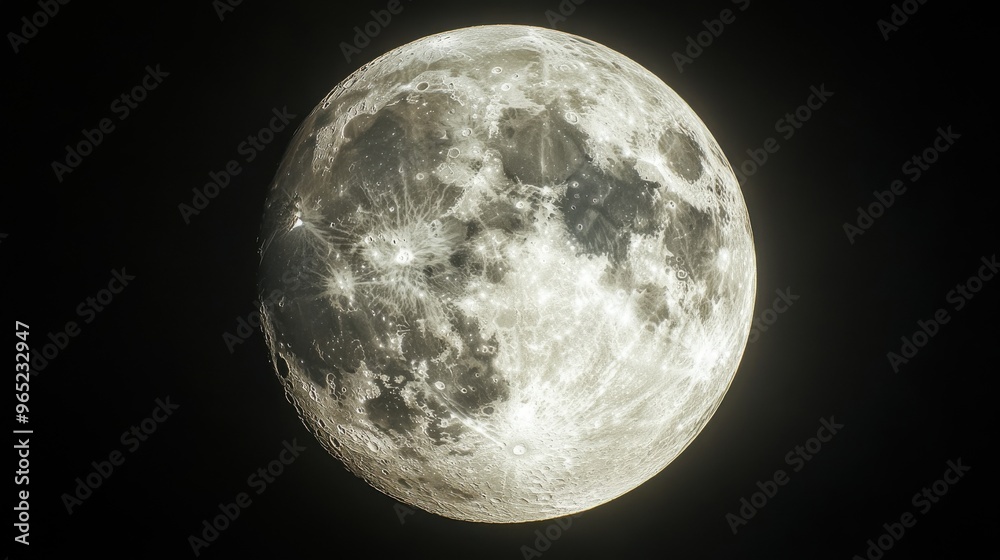 Obraz premium A Halloween moon with a witch flying on a broomstick across it, casting an eerie glow, isolated on a white background