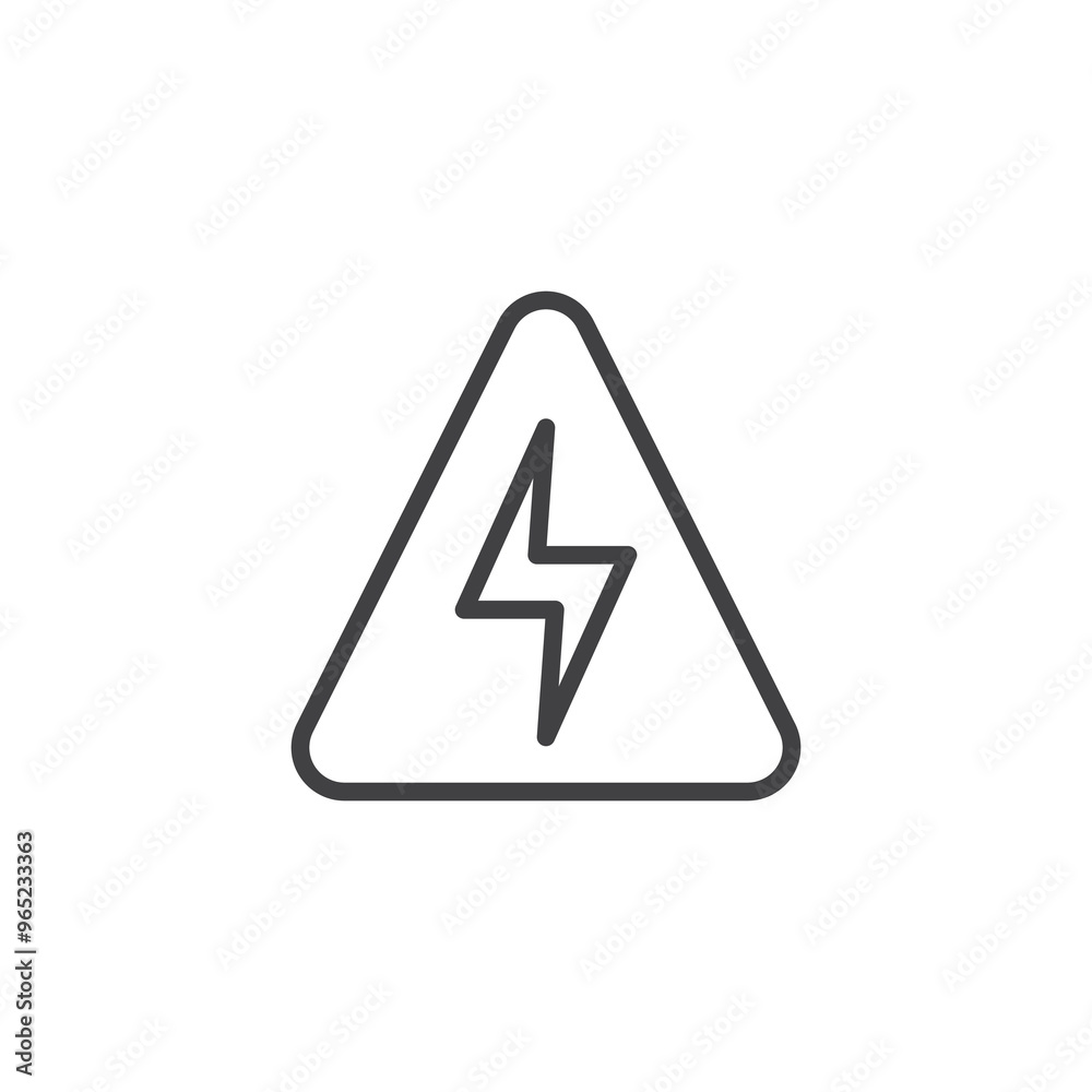 Power Surge line icon Power Surge line icon