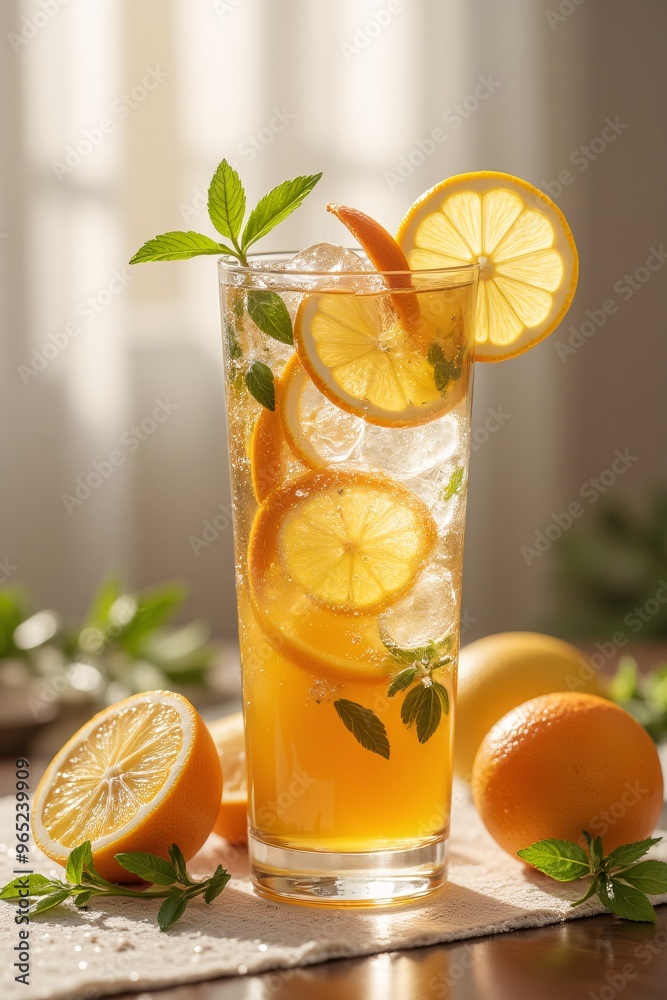 drink, glass, juice, fruit