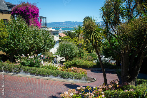 San Francisco,California,USA-August 10th 2024:Lombard Street