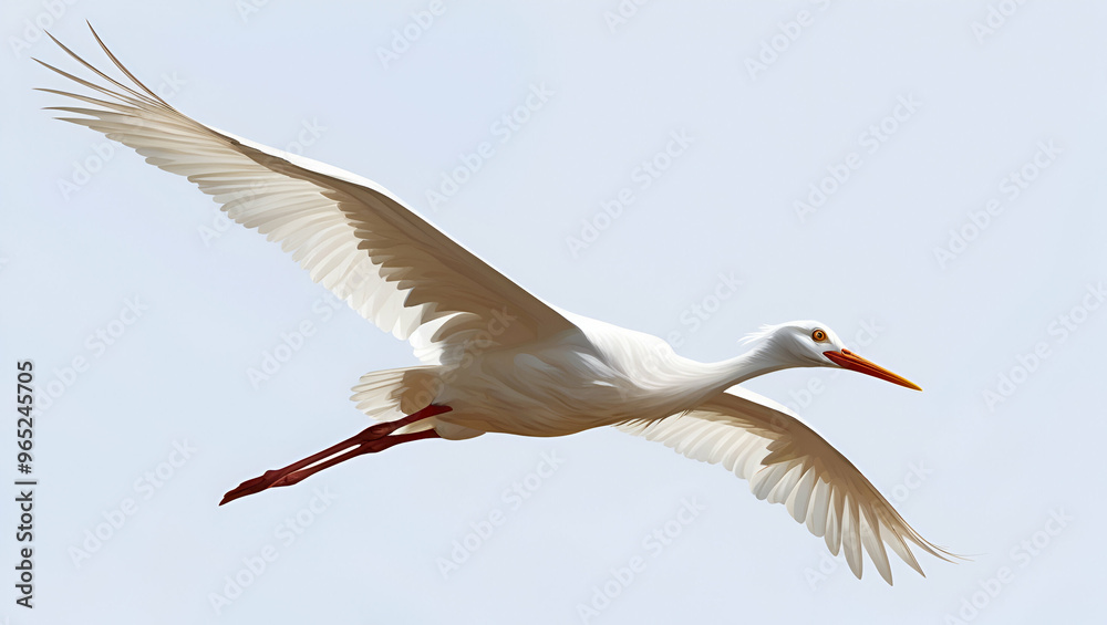 Obraz premium Migratory Bird isolated on ai generative