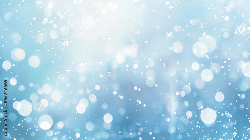 Abstract Blue Bokeh Background Abstract Blue Bokeh Background