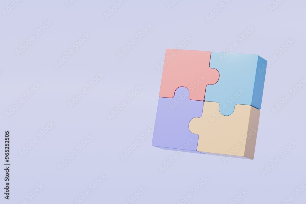 3d jigsaw puzzle piece icon on isolated purple background. Problem-solving idea solution. Teamwork collaboration concept. jigsaw puzzle connecting working together. Minimal jigsaw icon. 3d render. 3d jigsaw puzzle piece icon on isolated purple background. Problem-solving idea solution. Teamwork collaboration concept. jigsaw puzzle connecting working together. Minimal jigsaw icon. 3d render.
