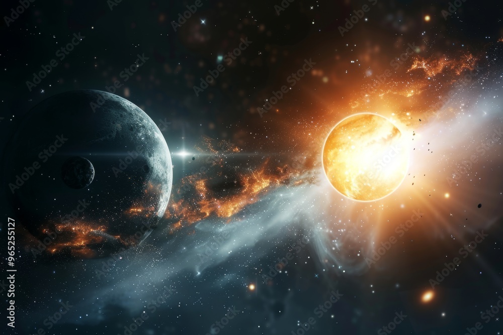 Obraz premium Beautiful Outer Space View