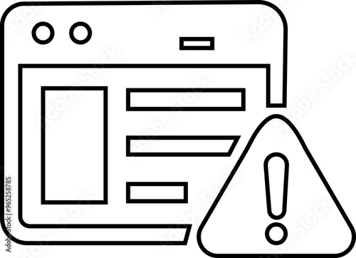 Vector concept design for page error icon, Page is lost and not found message. Template for web page error. Trendy flat character design. isolated on transparent background, used for mobile or web.
