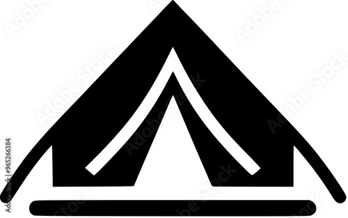 camping tent Generative AI
