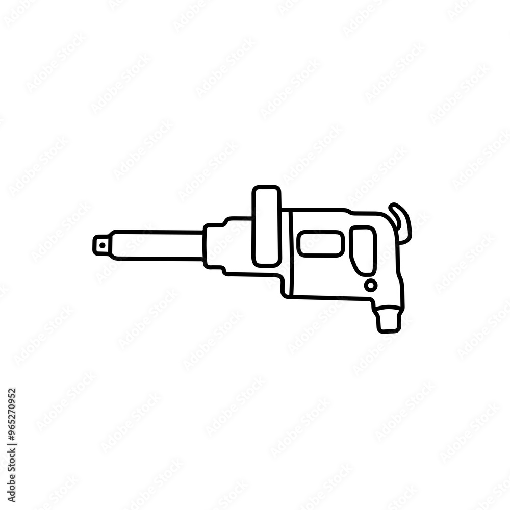 Impact wrench icon design and Impact wrench icon design and