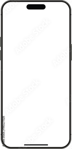 Apple I phone 15  frame design, black and white design