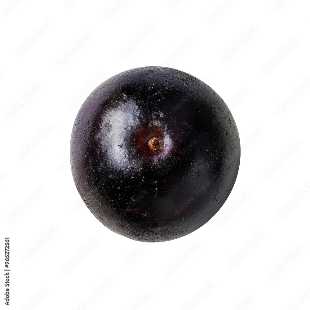 Fresh black grape on a transparent background showcasing its smooth skin and vibrant color during natural light Fresh black grape on a transparent background showcasing its smooth skin and vibrant color during natural light