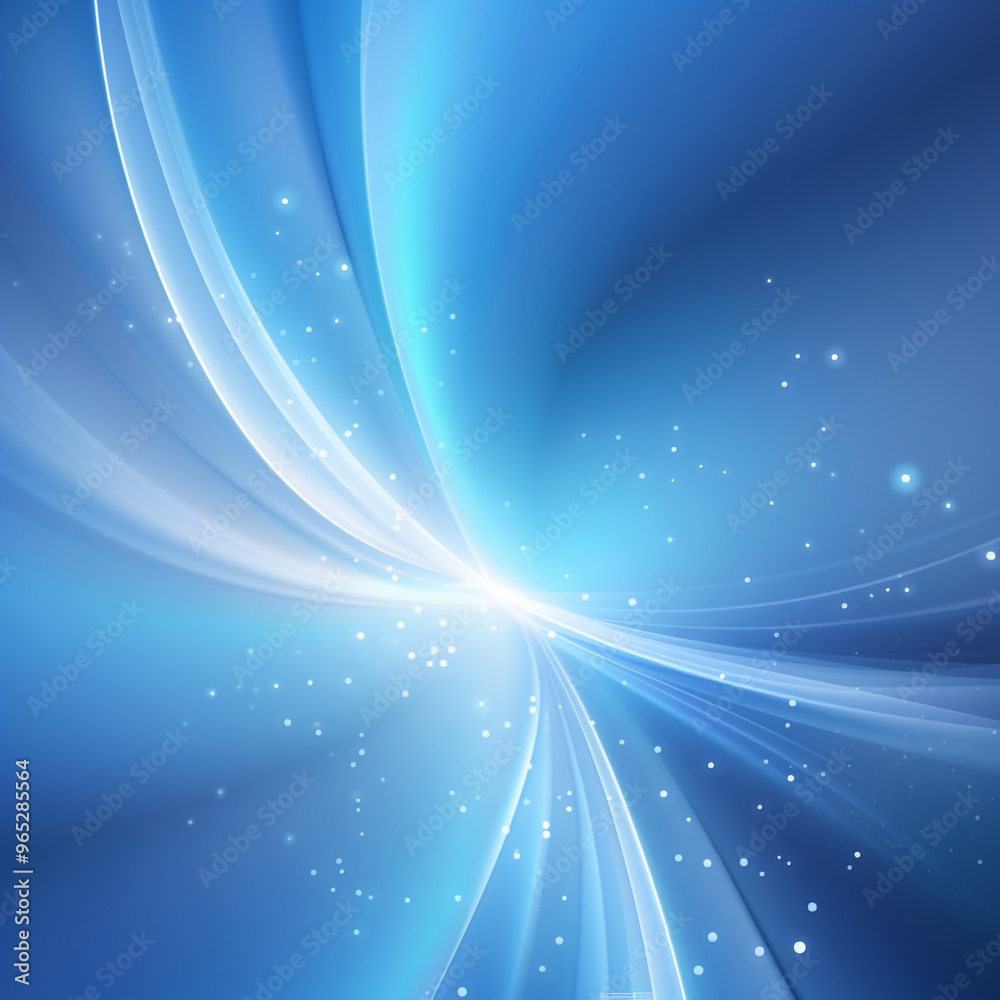 Fototapeta premium blue light Futuristic Background. 